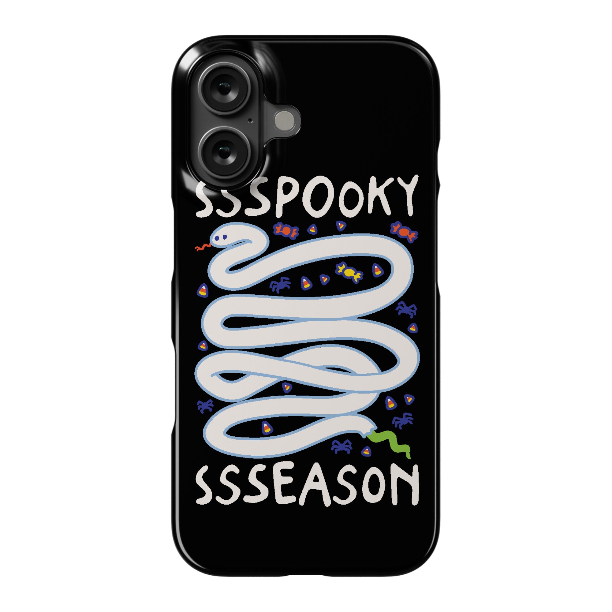 Ssspooky Ssseason Snake  Phone Case
